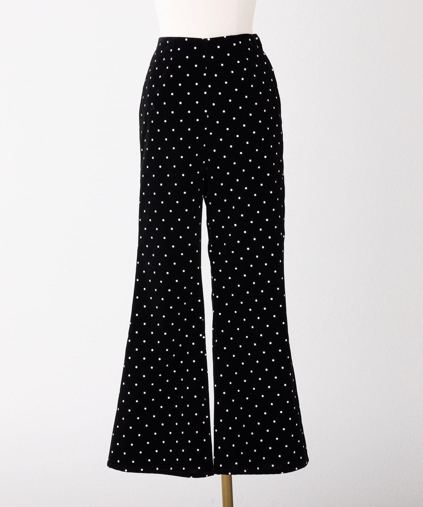 【Seemi.】天鵝絨波點長褲