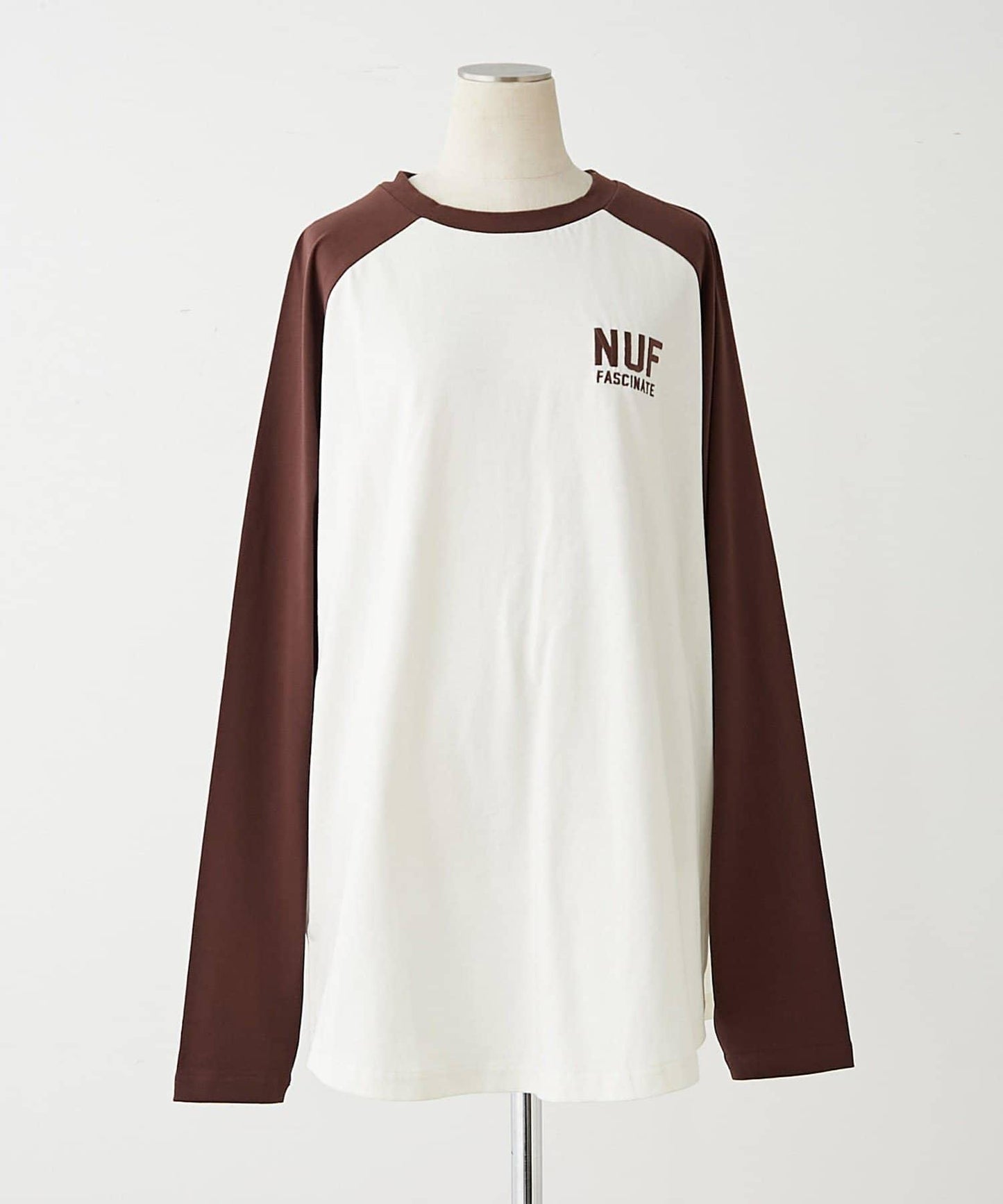 【NUNIFE】插肩袖寬鬆T恤