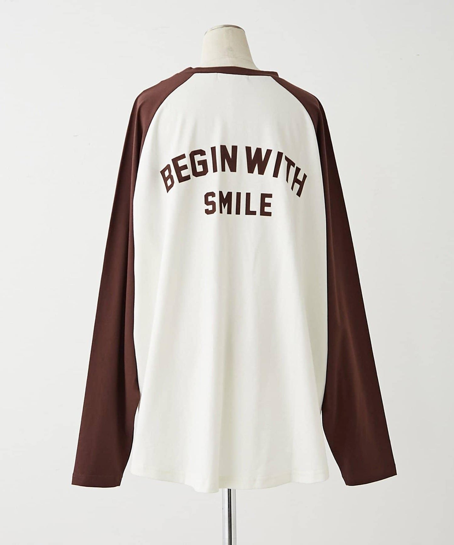 【NUNIFE】插肩袖寬鬆T恤