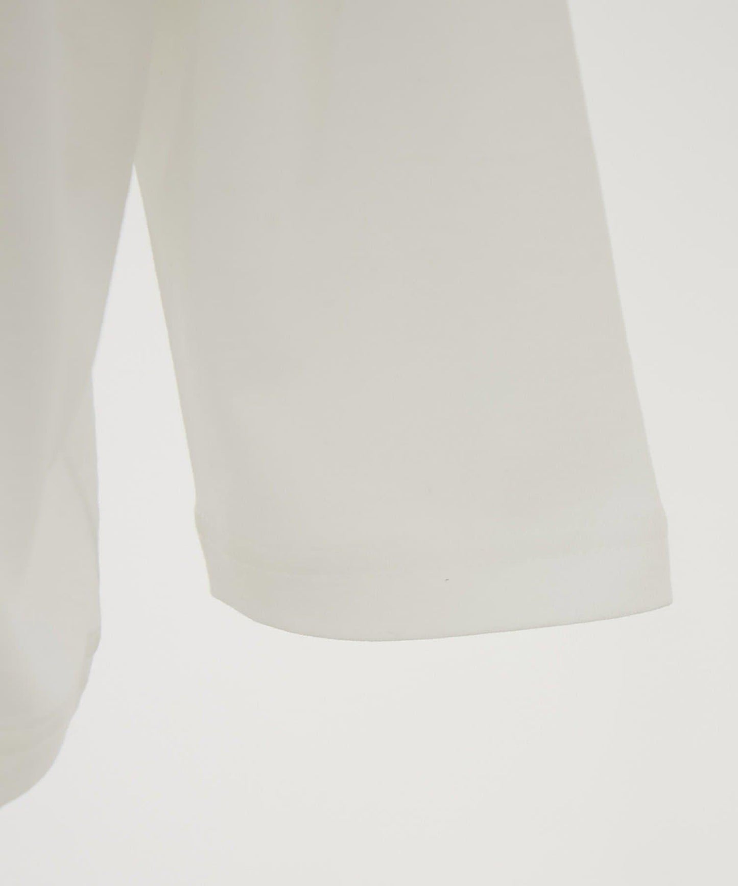 【NUNIFE】袖部條紋數字印花寬鬆T恤