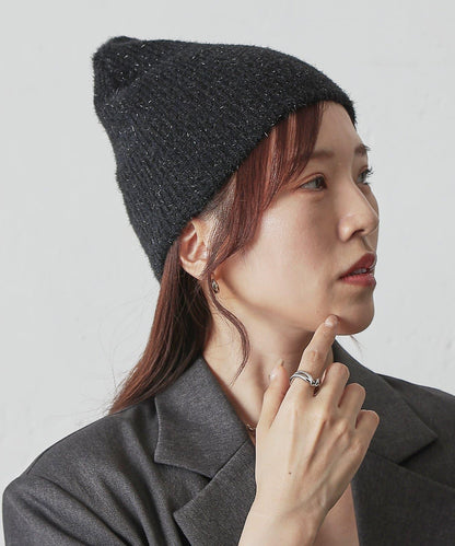 【AW】亮片針織帽