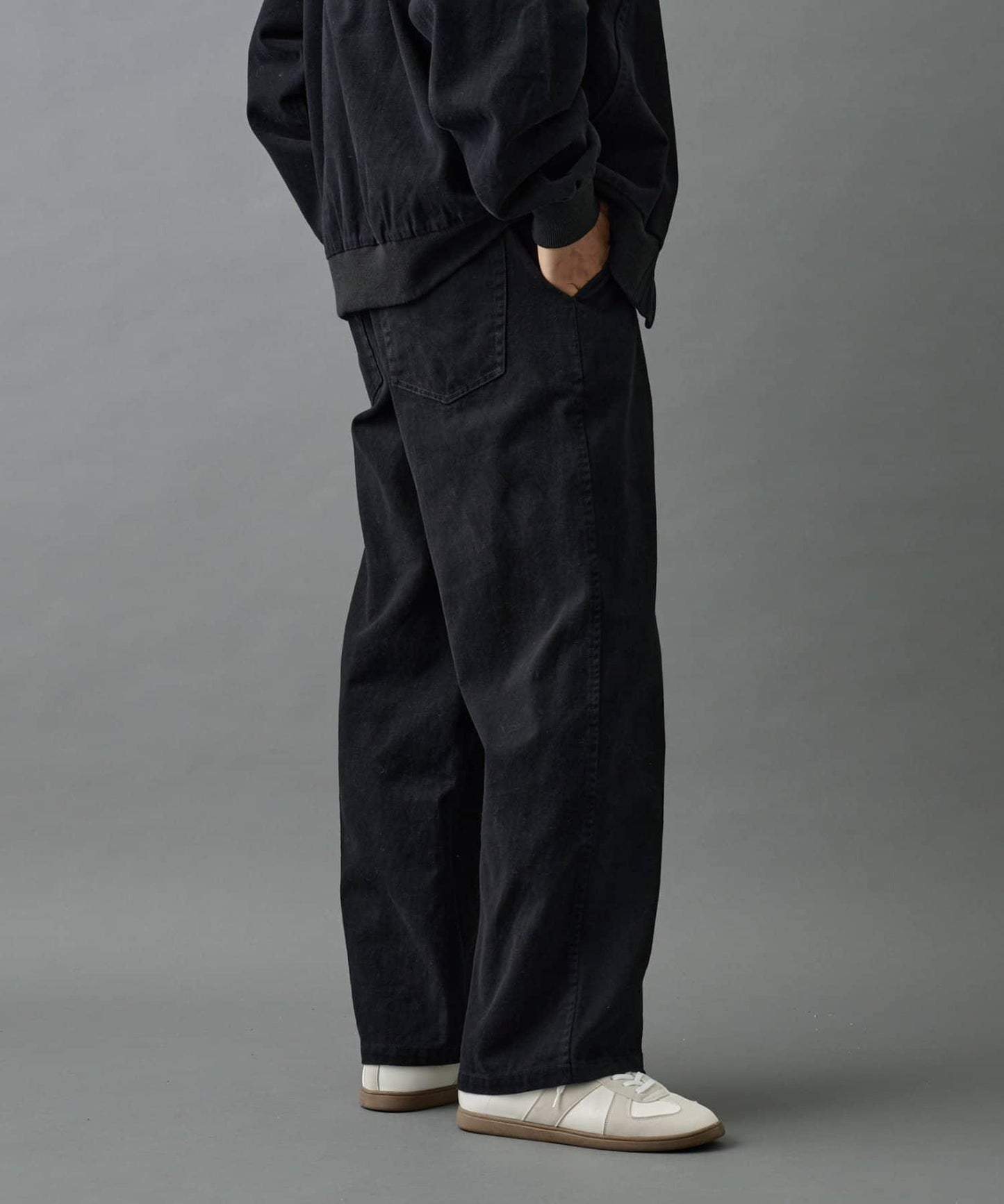 【AW/可成套搭配】生物酶處理磨毛斜紋長褲