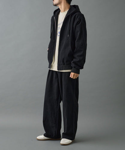 【AW/可成套搭配】生物酶處理磨毛斜紋長褲