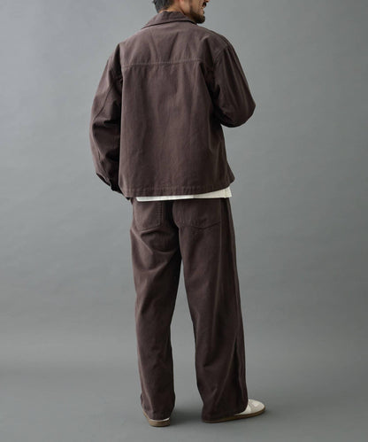 【AW/可成套搭配】生物酶處理磨毛斜紋長褲