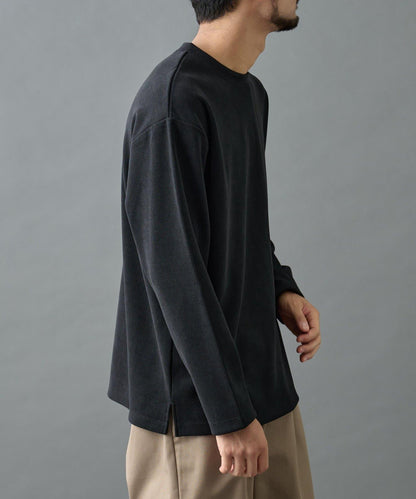 【AW】剪裁絨面套頭衫