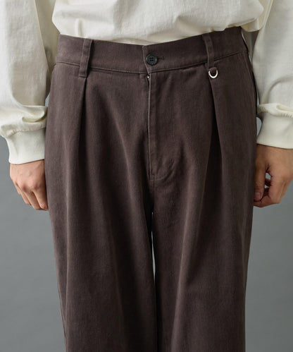 【AW/可成套搭配】生物酶處理磨毛斜紋長褲