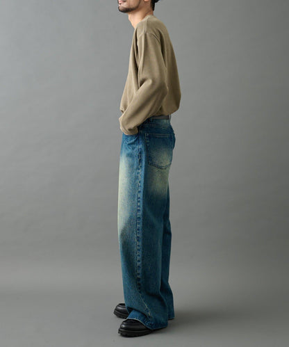 【AW】剪裁絨面套頭衫