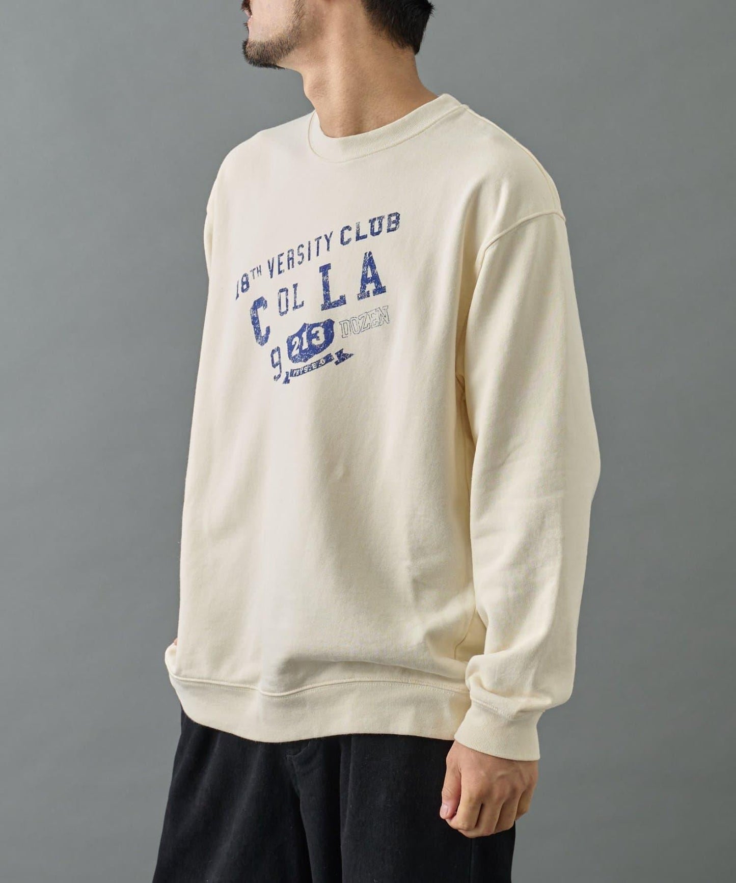 【AW】復古做舊學院風衛衣