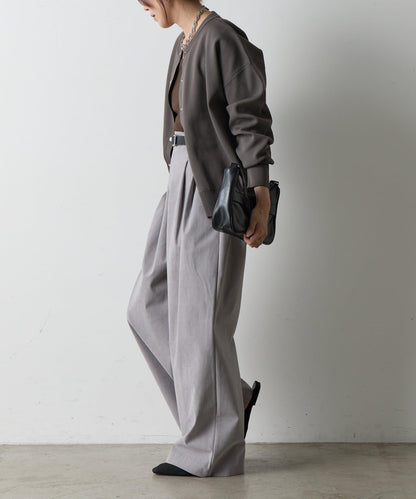【AW/可搭配套裝】燈芯絨寬腿褲