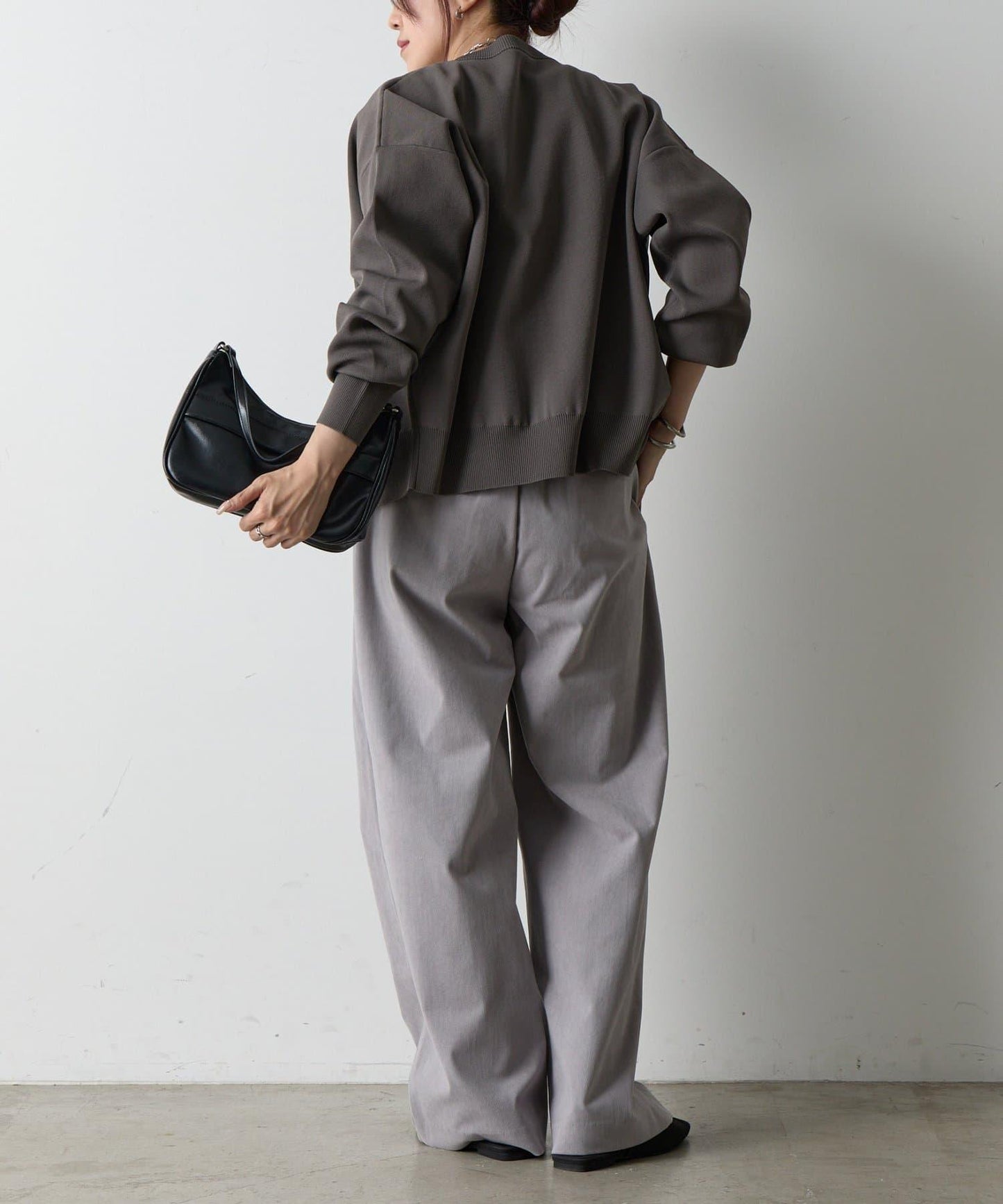 【AW/可搭配套裝】燈芯絨寬腿褲