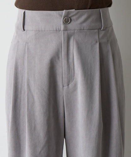 【AW/可搭配套裝】燈芯絨寬腿褲