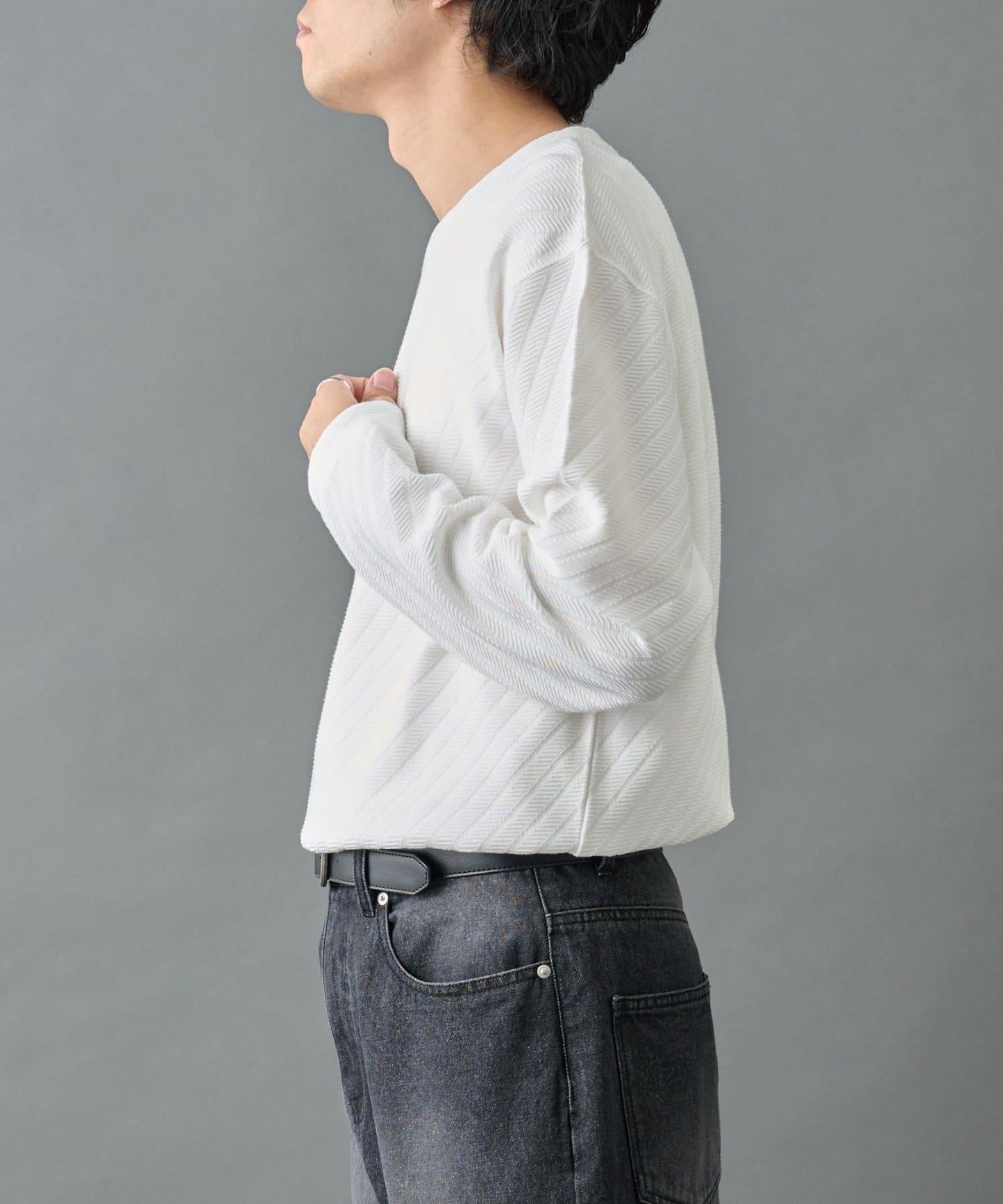 【AW】提花長袖T恤