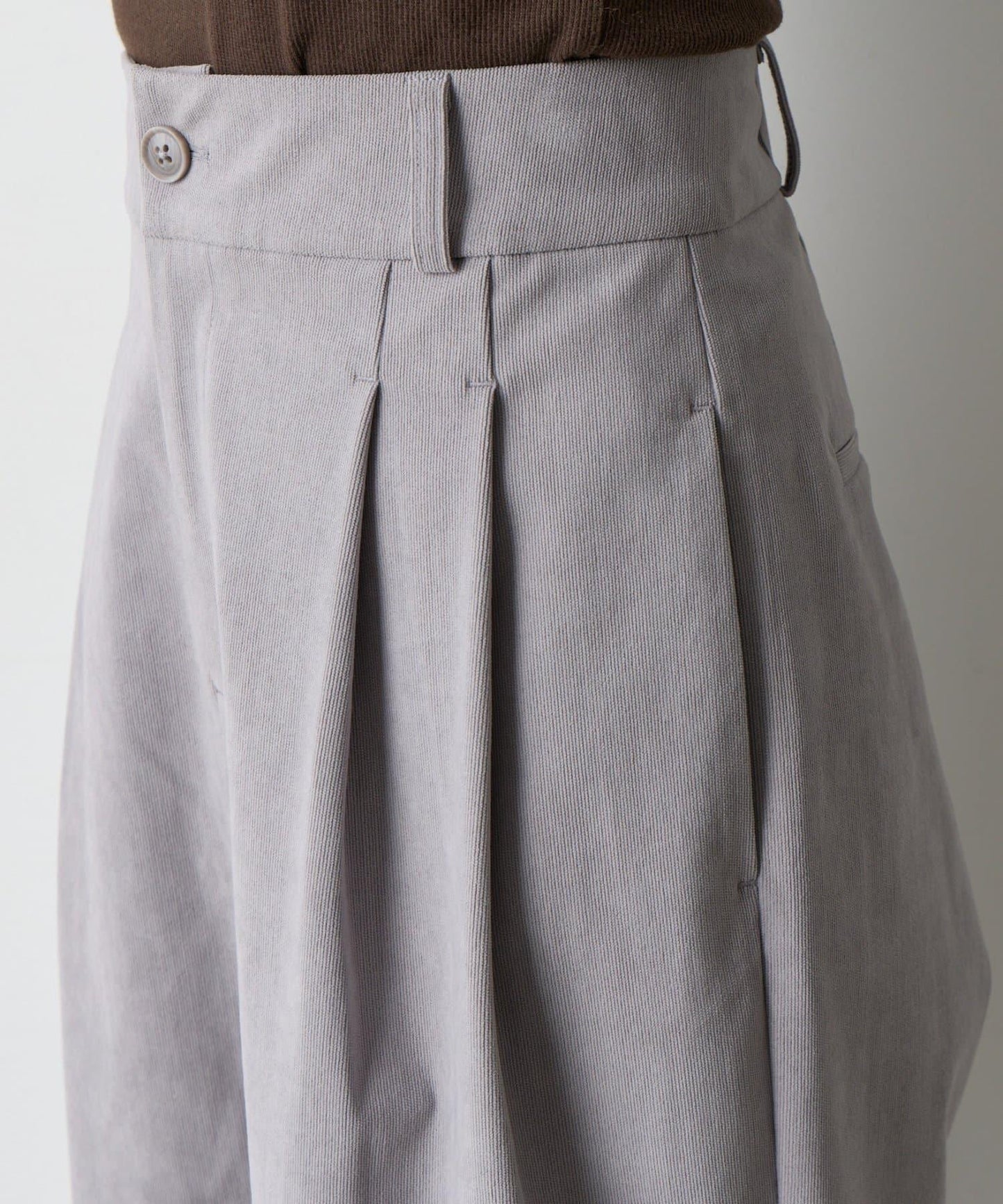 【AW/可搭配套裝】燈芯絨寬腿褲
