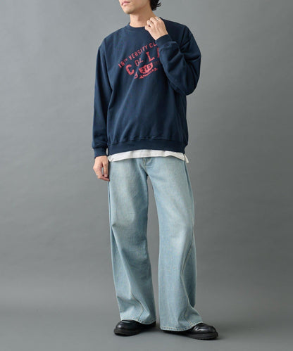 【AW】復古做舊學院風衛衣