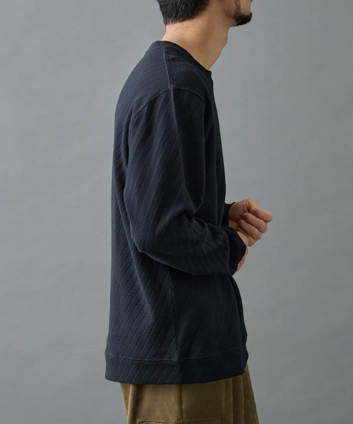 【AW】提花長袖T恤