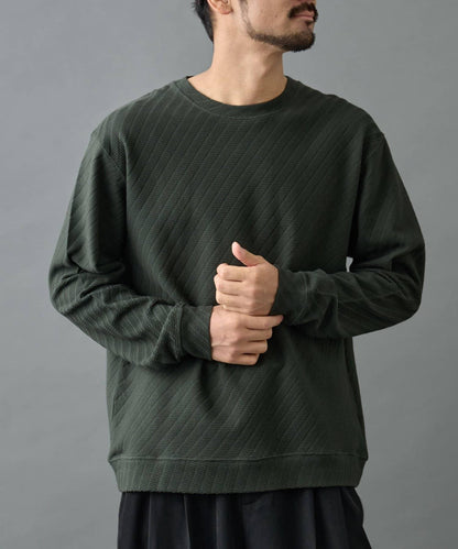 【AW】提花長袖T恤