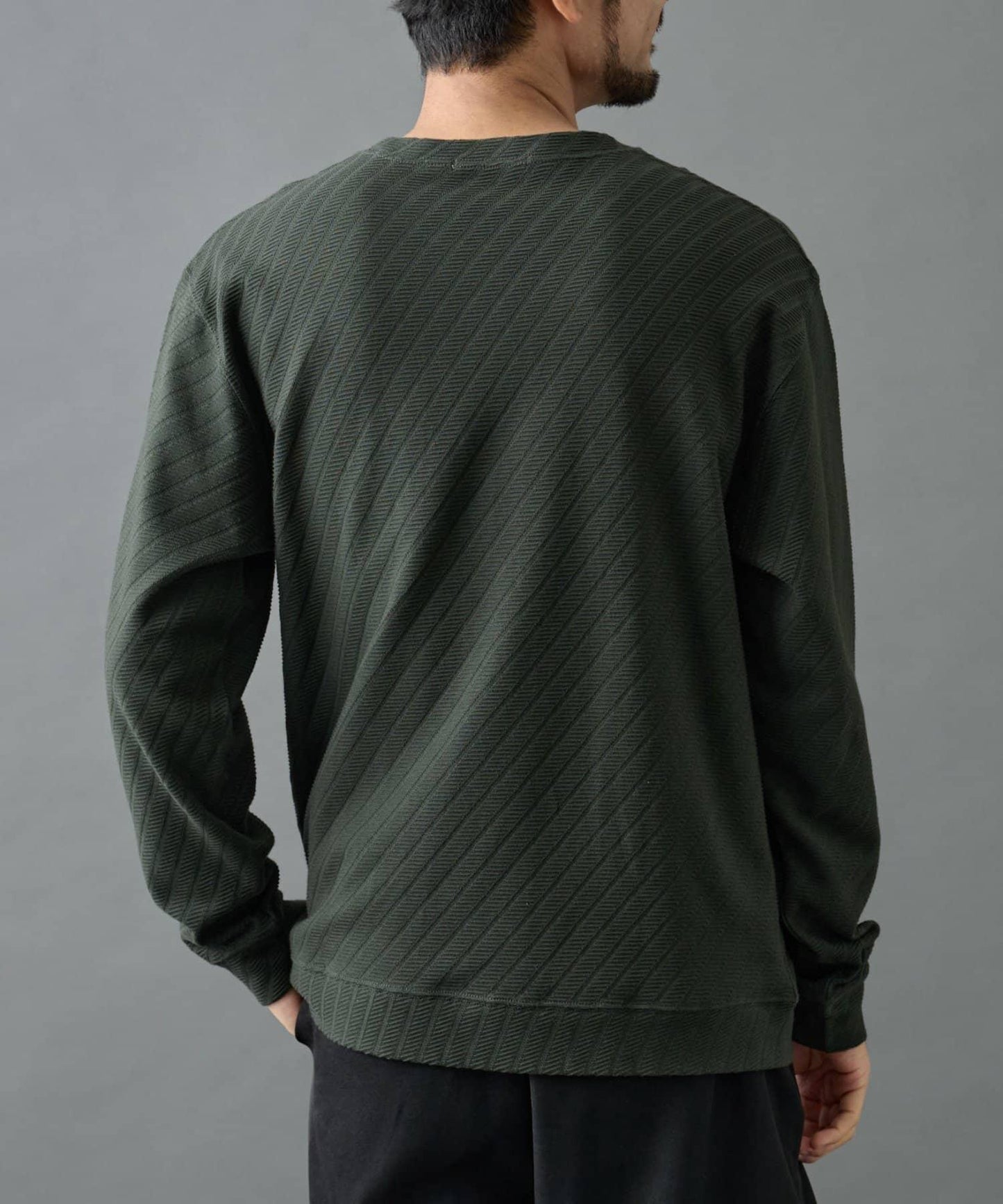 【AW】提花長袖T恤