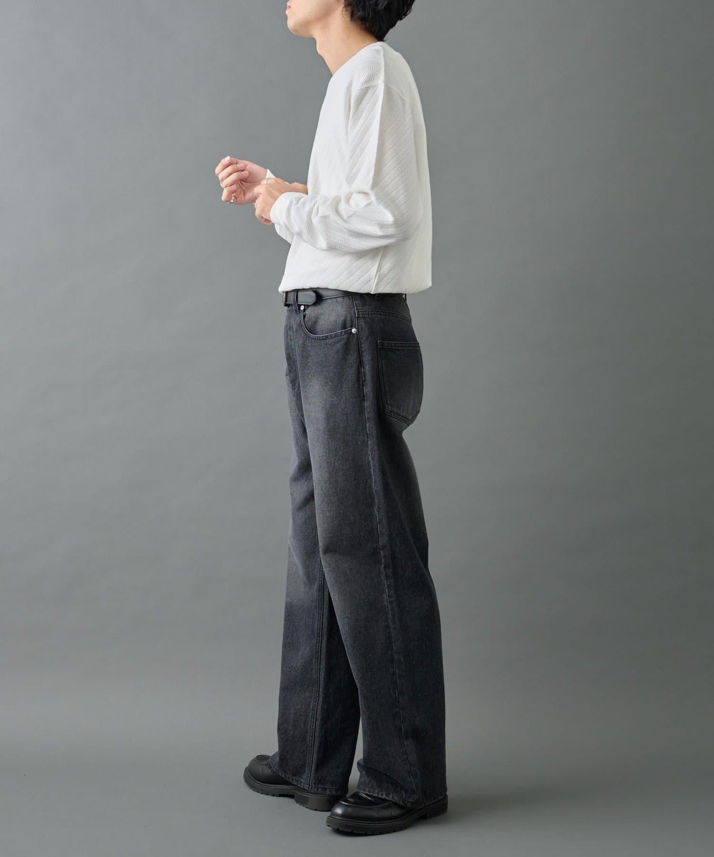 【AW】提花長袖T恤