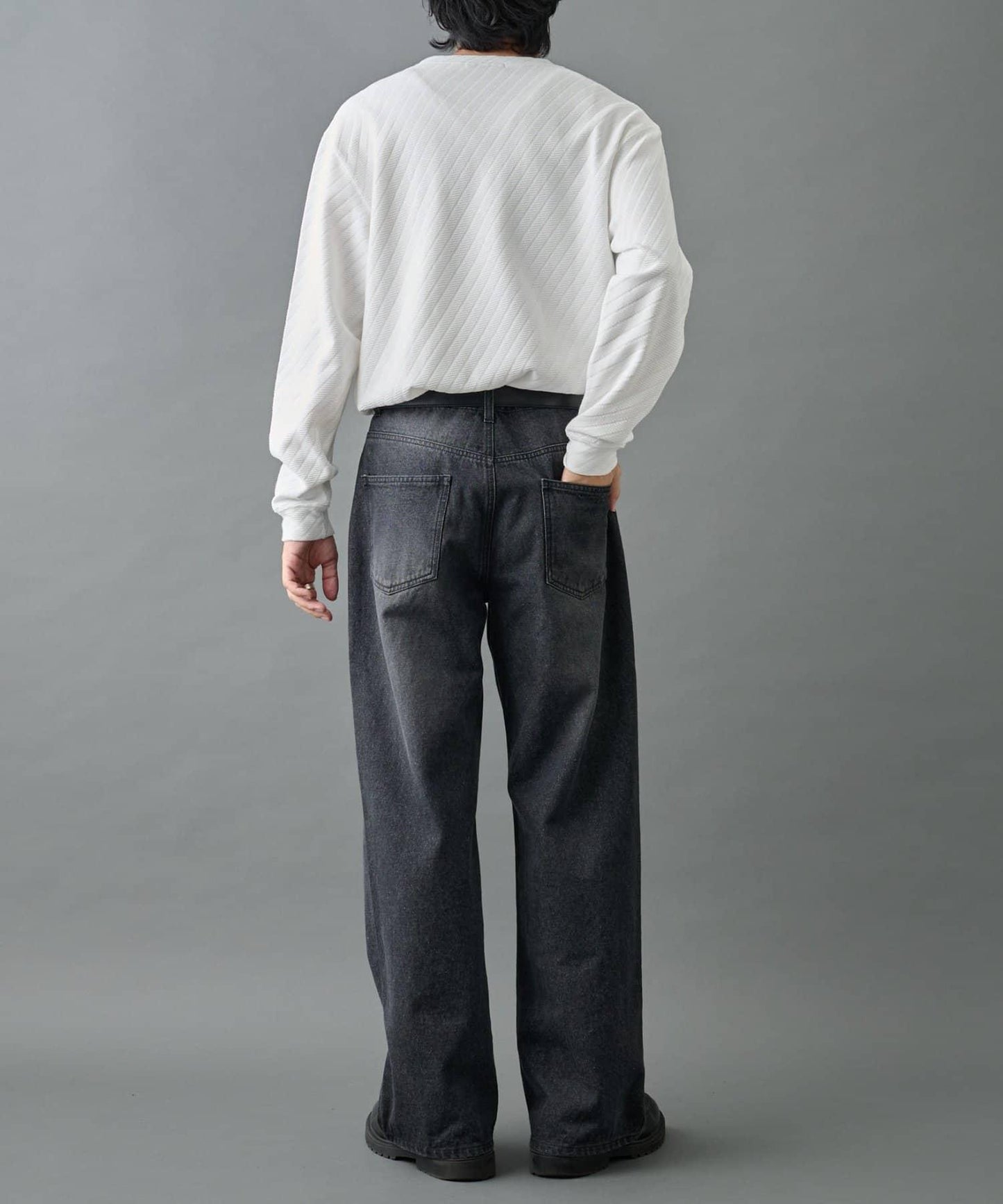 【AW】提花長袖T恤