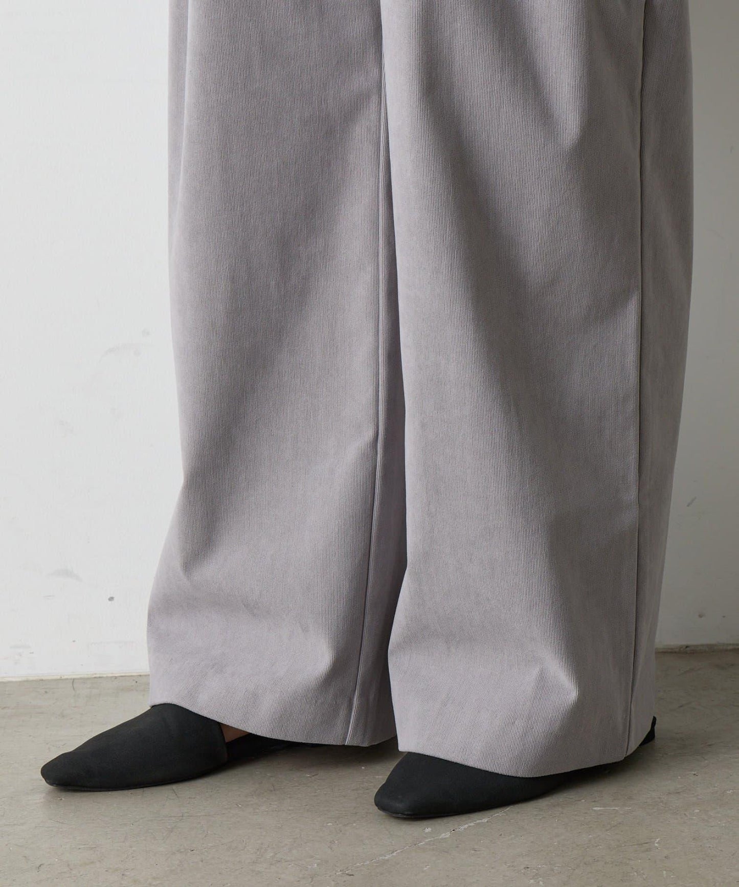 【AW/可搭配套裝】燈芯絨寬腿褲