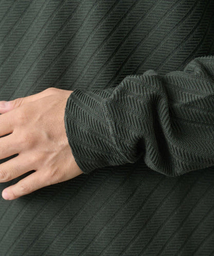 【AW】提花長袖T恤