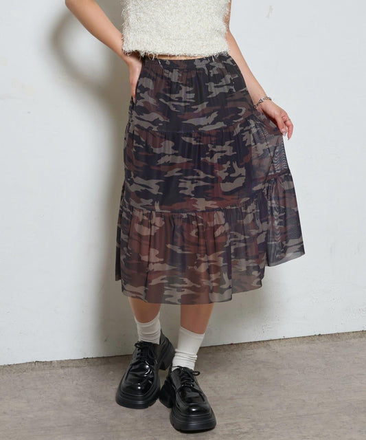 【WHO'S WHO gallery】網眼中長裙