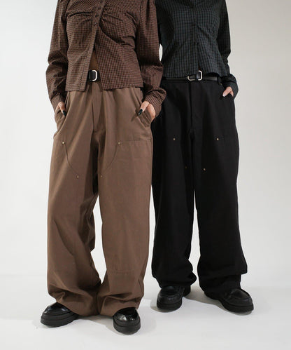 【KOOKY'N/クーキー】鴨嘴雙膝褲