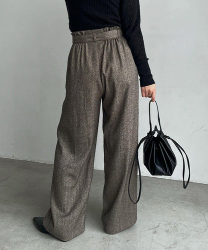 【CAPRICIEUX LE'MAGE】腰帶套裝斑點休閒褲