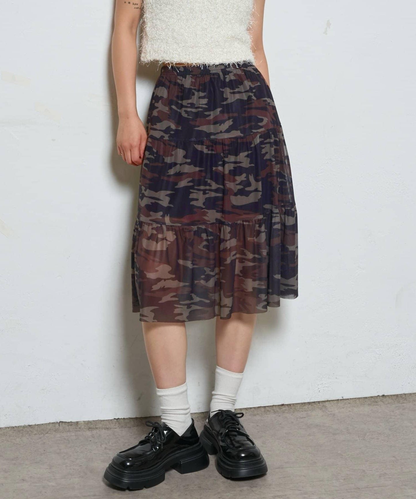 【WHO'S WHO gallery】網眼中長裙