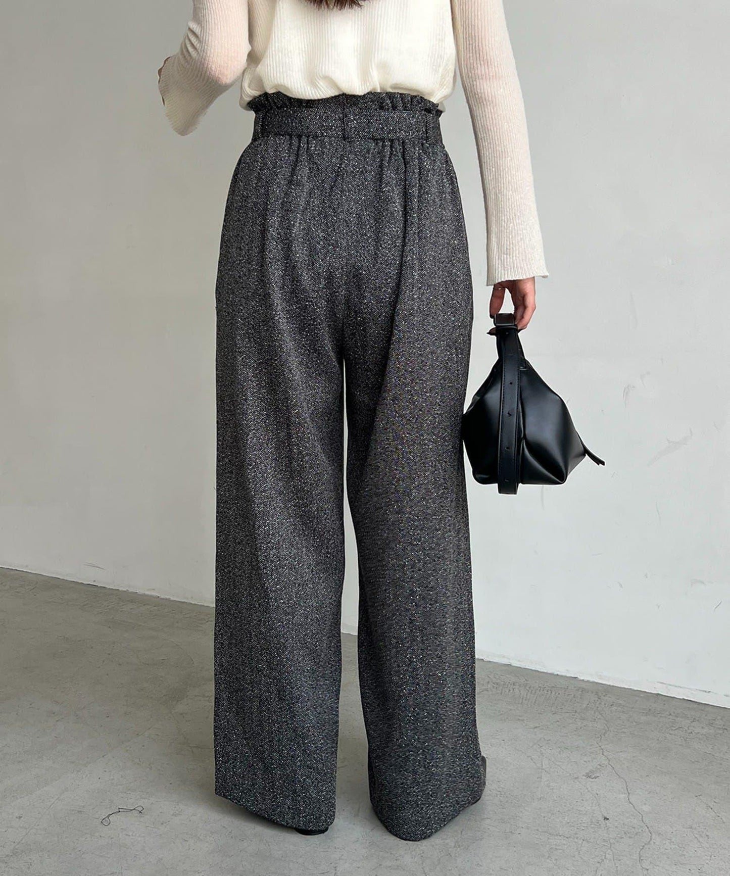 【CAPRICIEUX LE'MAGE】腰帶套裝斑點休閒褲