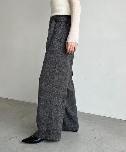 【CAPRICIEUX LE'MAGE】腰帶套裝斑點休閒褲