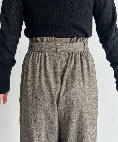 【CAPRICIEUX LE'MAGE】腰帶套裝斑點休閒褲