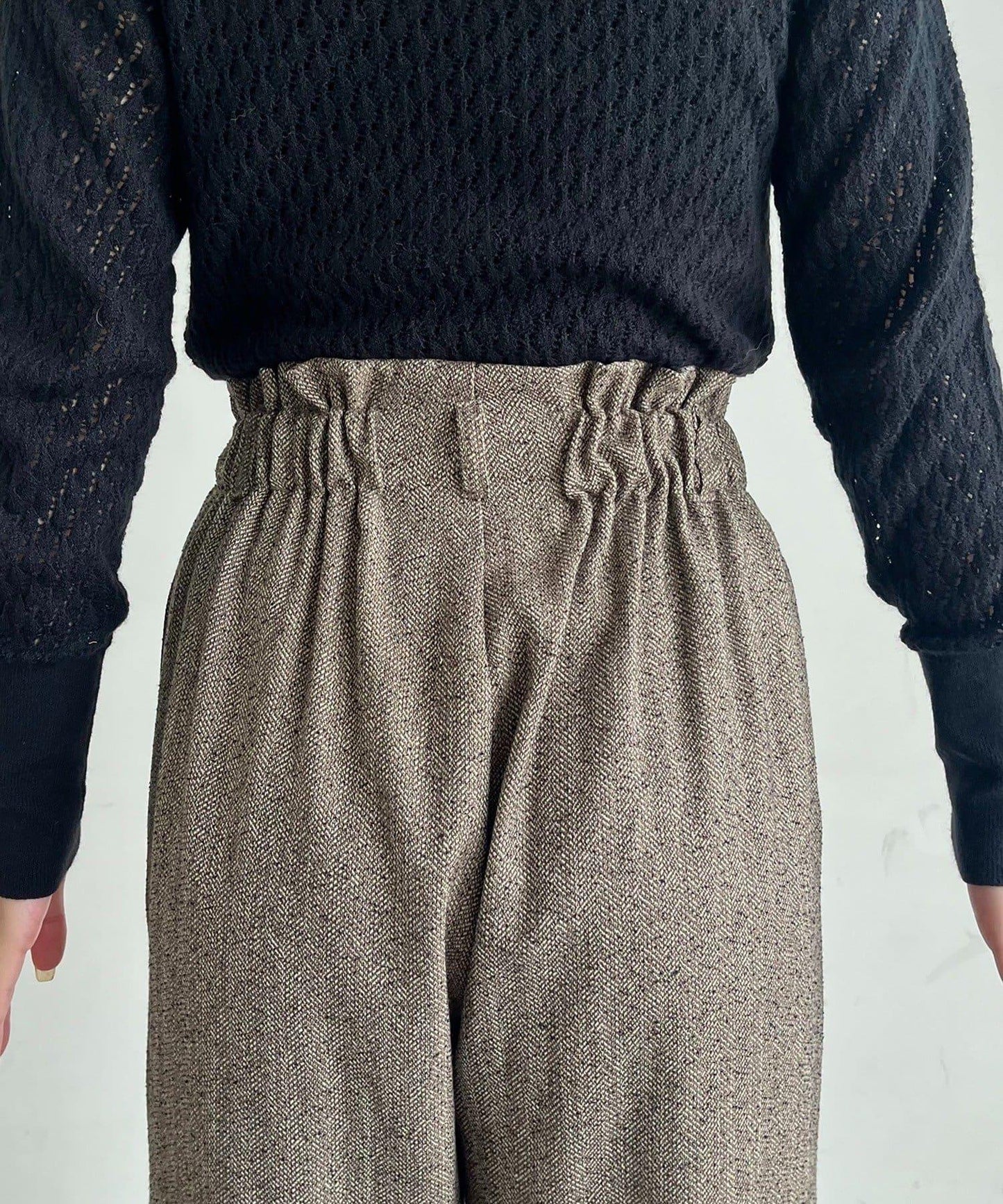 【CAPRICIEUX LE'MAGE】腰帶套裝斑點休閒褲