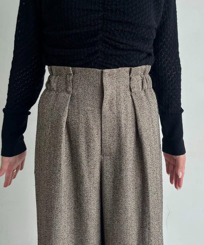 【CAPRICIEUX LE'MAGE】腰帶套裝斑點休閒褲