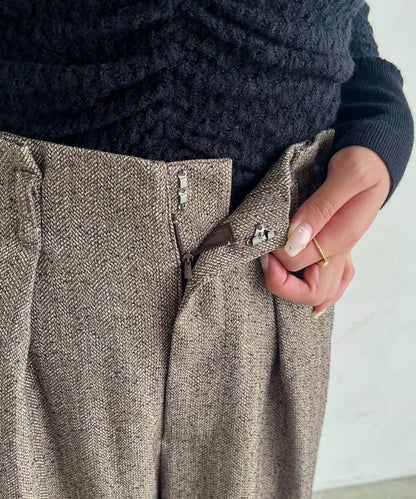 【CAPRICIEUX LE'MAGE】腰帶套裝斑點休閒褲