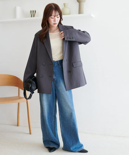 【Discoat】雙排扣西裝外套