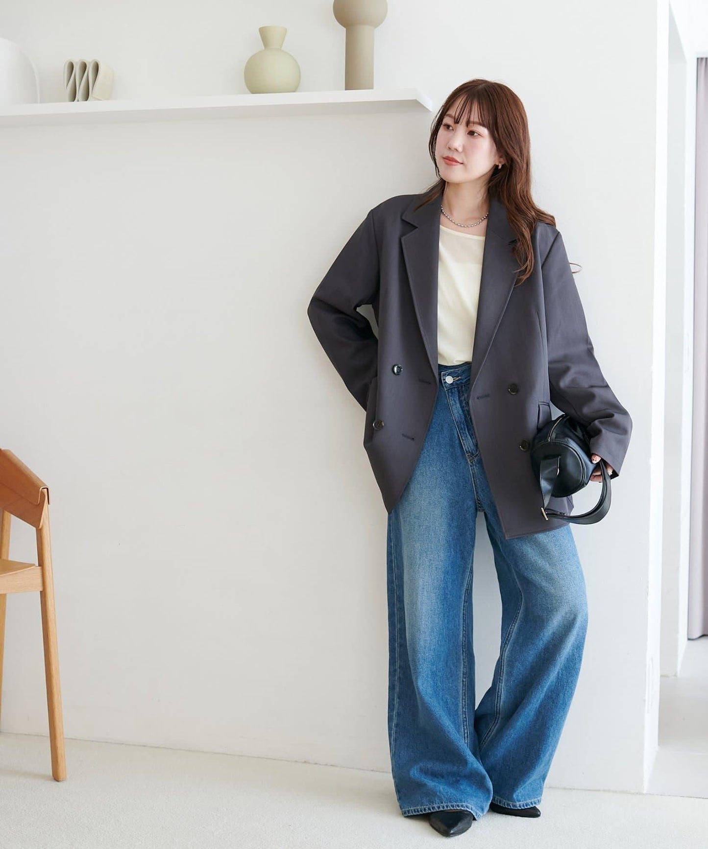 【Discoat】雙排扣西裝外套