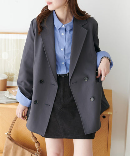 【Discoat】雙排扣西裝外套
