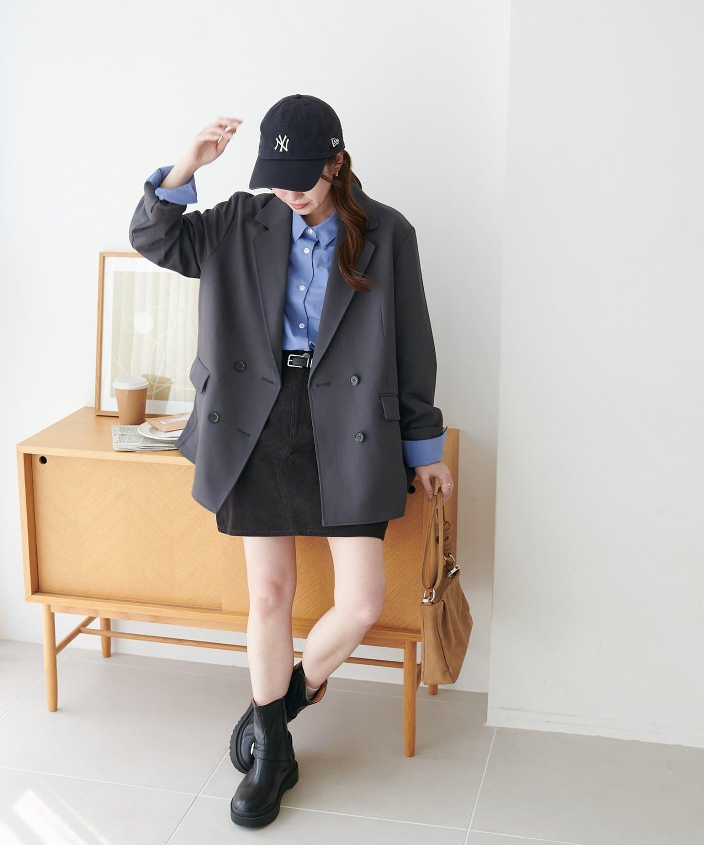 【Discoat】雙排扣西裝外套