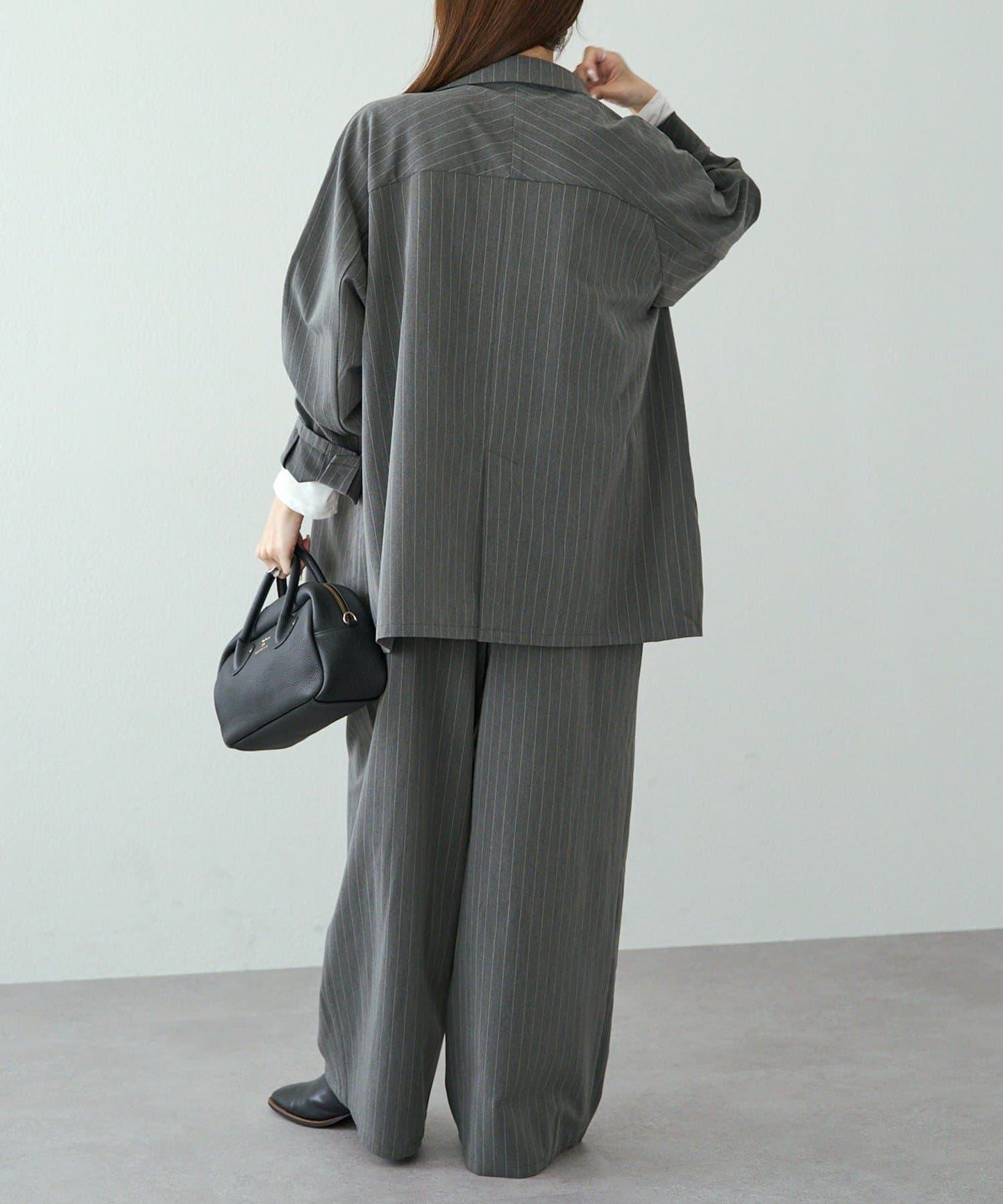 【套裝可搭配】雙褶彈力揹帶褲