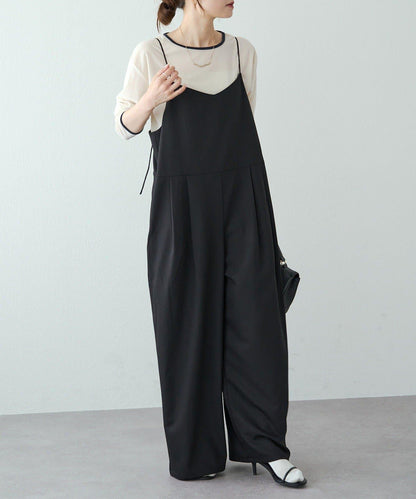 【套裝可搭配】雙褶彈力揹帶褲