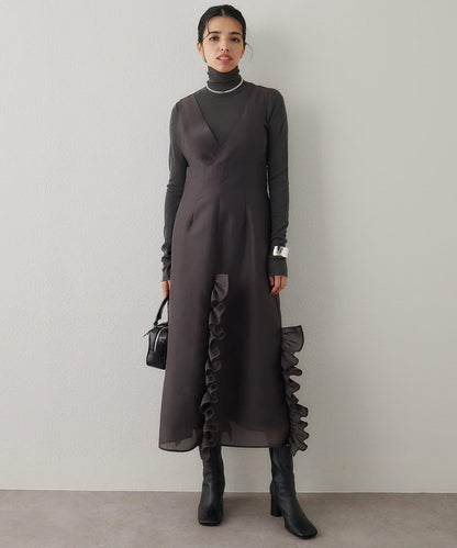 羊毛混紡高領套頭衫