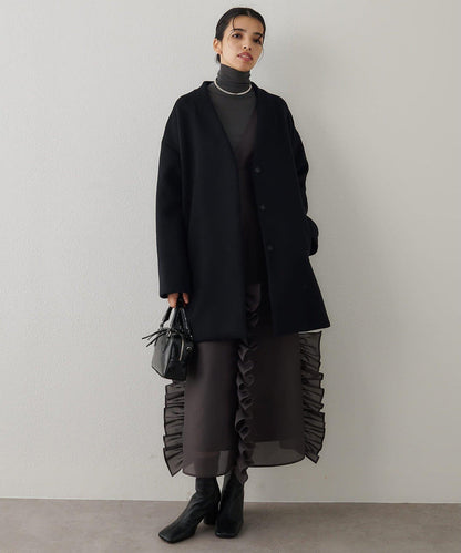 羊毛混紡高領套頭衫