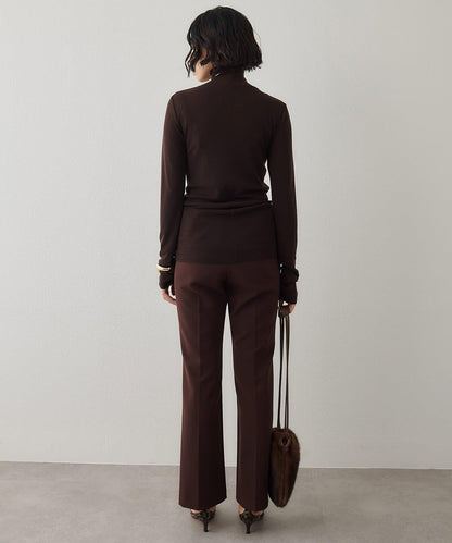 羊毛混紡高領套頭衫