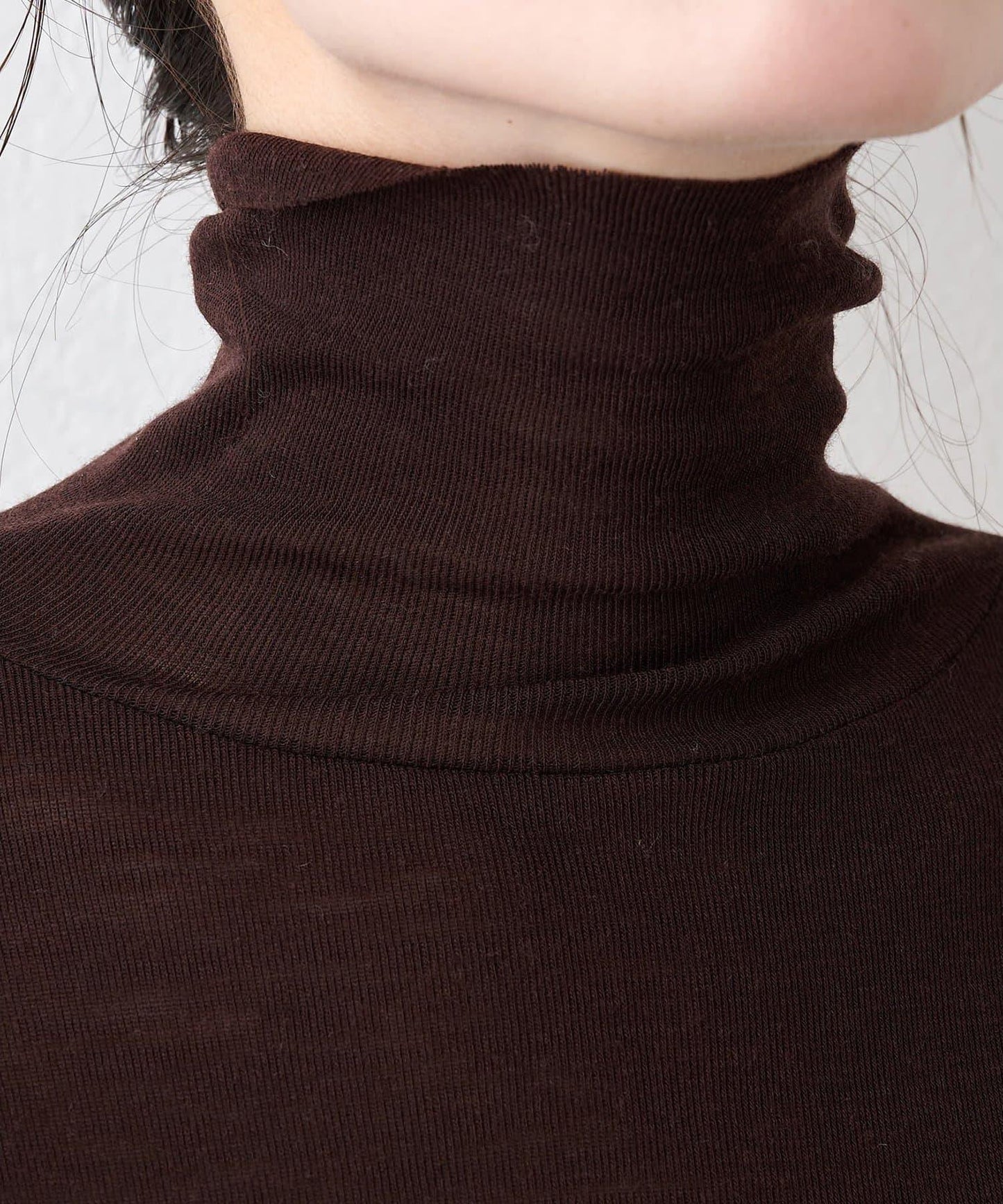 羊毛混紡高領套頭衫