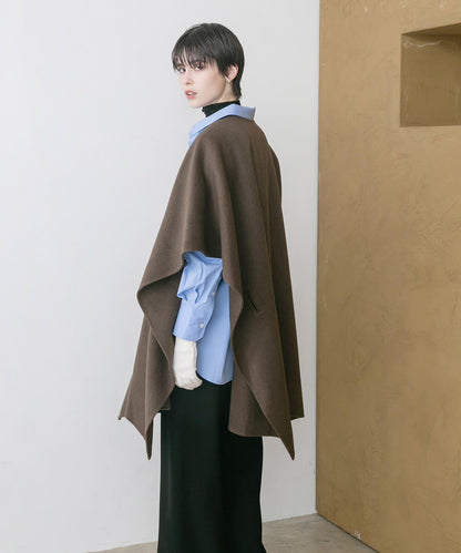 羊毛羊絨雙面披肩