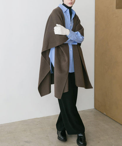 羊毛羊絨雙面披肩