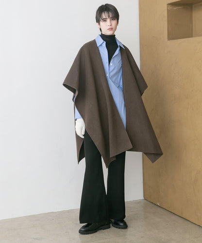 羊毛羊絨雙面披肩