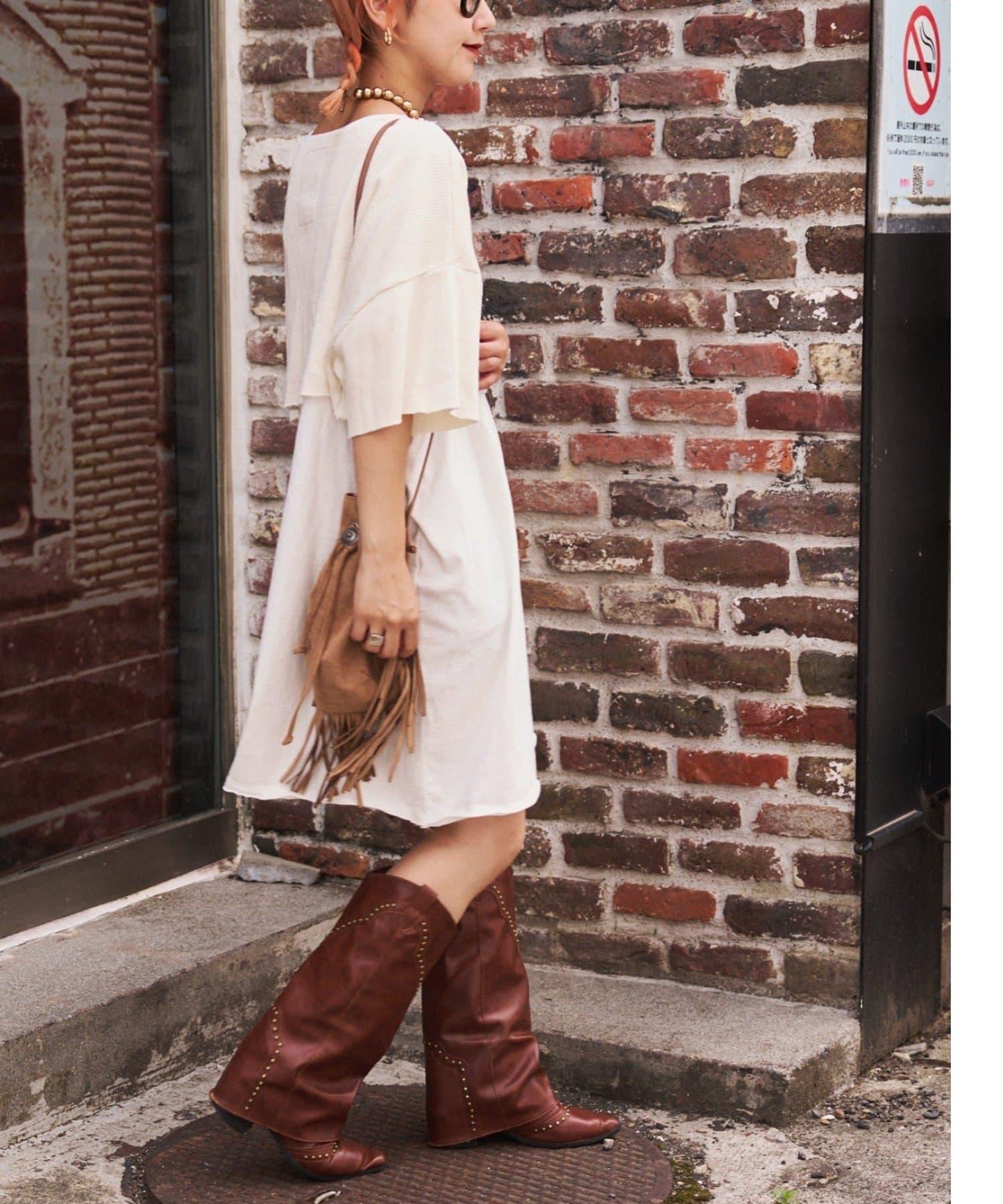 etsinta寬鬆背心套裝短款T恤