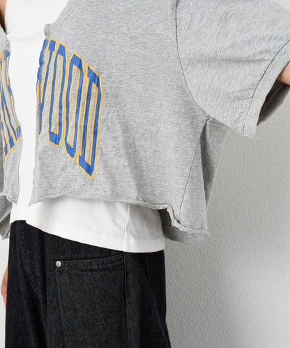 etsinta改良款一字肩五分袖T恤